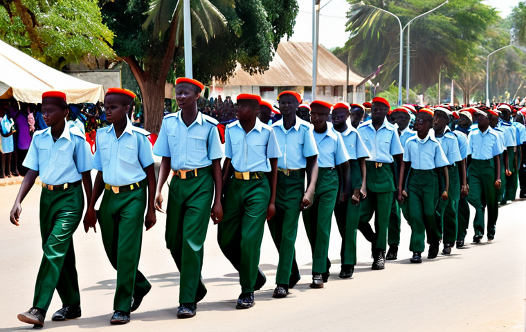 감비아의 주요 축제 - Kainde Mask Festival**

"A group of performers wearing elaborate and colorful Kainde masks and tradi...